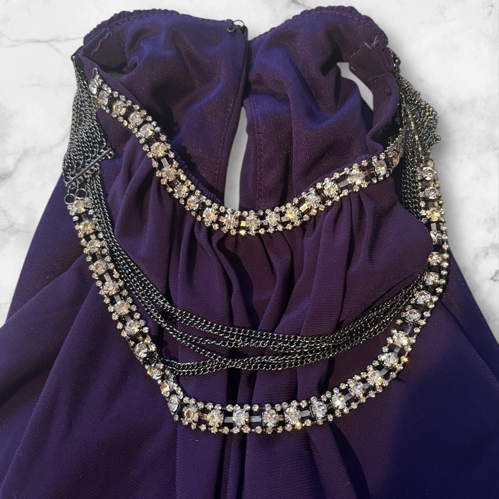 Purple Rhinestone Dress - Picture 4 of 4